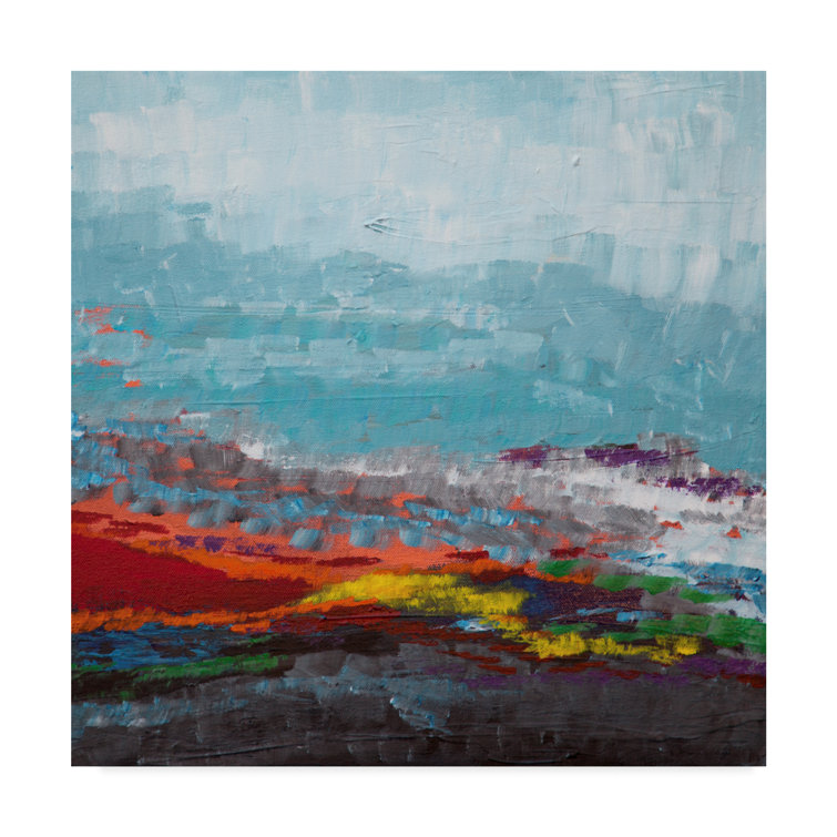 Trademark Art 'Vantage Point' Acrylic Painting Print on Wrapped Canvas